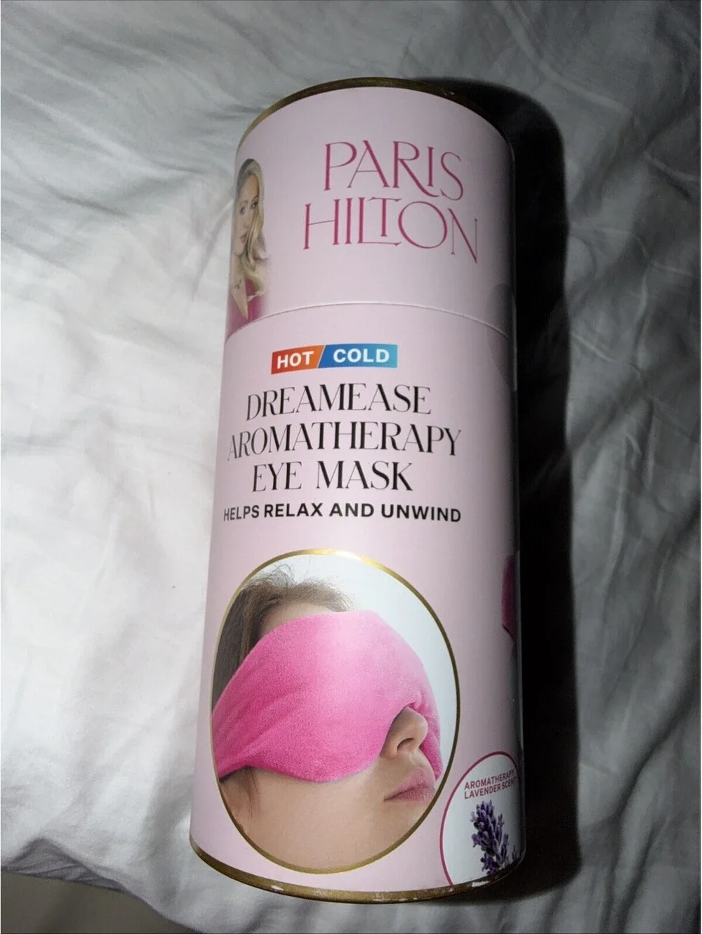 Paris Hilton Hot & Cold aromatherapy Heated Eye Mask (lavender)